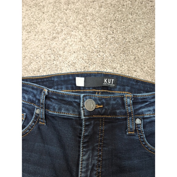 KUT from the Kloth Diana Fab Skinny Jeans High Rise Dark Wash Blue Womens 27x28 - Picture 2 of 9
